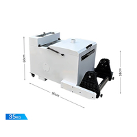 Printer DTF A3 untuk Kepala Cetak Ganda I1600 XP600, Pencetakan Film PET untuk DIY Kaos dan Topi