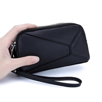 Tas Selempang Mini Wanita Kulit PU Lembut Berkualitas Tinggi, Mewah Grosir, Tas Bahu Kecil dengan Hiasan Bordir Geometris