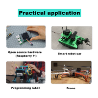 Coulissant avec radar et capteur lidar pour maison intelligente, économique et super longue durée de vie, évite la programmation et la navigation au laser, capteur lidar