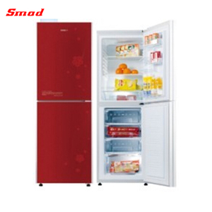 Refrigerador de Doble Puerta Color Rojo con Congelador, Refrigerador de Doble Puerta de Alta Calidad con Congelador - Product Image 5