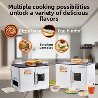 Machine à Crêpes et Pains Plats Électrique Intelligente Entièrement Automatique pour la Maison, Robot de Cuisine Polyvalent 110V/220V