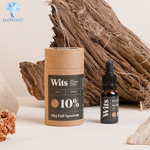 Custom Cardboard Round Tube Cylinder Kraft Essential Tea Oil Packaging Box Round Box - Product Image 4
