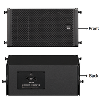 Haut-parleur de réseau passif bidirectionnel de 200W 8 pouces pour des concerts de barres et des représentations extérieures