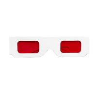 Lunettes de décodeur secret Filtre rouge rouge-Lunettes de style espion