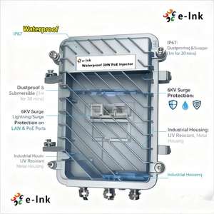<span class=keywords><strong>Inyector</strong></span> PoE Gigabit Industrial <span class=keywords><strong>de</strong></span> 30W para Exteriores, Resistente al Agua, con Protección Contra Sobretensiones <span class=keywords><strong>de</strong></span> 6KV, Venta al Por Mayor - Product Image 4