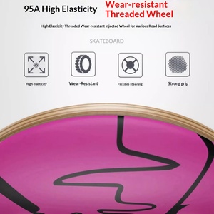 Mouvements de patinage urbain simples <span class=keywords><strong>pour</strong></span> débutants, <span class=keywords><strong>pour</strong></span> enfants et adultes. Planche à roulettes double face AD - Product Image 4