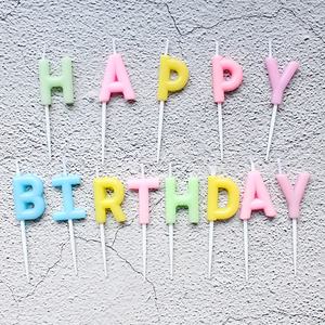 Merri Wish Anniversaire Décoré Gâteau <span class=keywords><strong>Bougies</strong></span> Creative Joyeux Anniversaire Fête <span class=keywords><strong>Bougies</strong></span> Coloré Lettre Conception Anniversaire Lettre <span class=keywords><strong>Bougies</strong></span> - Product Image 5