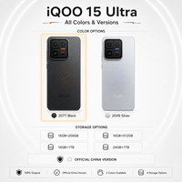 Smartphone 5G pour Jeux IQOO 15 Ultra Octa Core Écran 144Hz Double SIM Charge Rapide 100W 2026 VVO