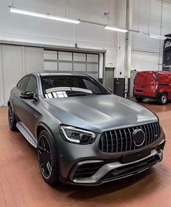 Kit Carrozzeria Stile AMG63 per <span class=keywords><strong>Mercedes</strong></span> Benz <span class=keywords><strong>GLC</strong></span> Coupé C253 2021-2022, Set Paraurti Anteriore e Posteriore - Product Image 1