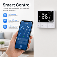 Nuevo Ventilador de Techo Inteligente con Pantalla Táctil Programable WIFI, Ahorro de Energía, Aire Acondicionado Central para Habitaciones