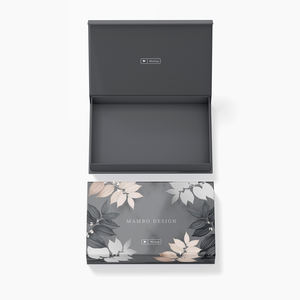 Özel Logo siyah manyetik hediye karton kutu UV kaplama geri dönüşümlü katlanır sert sert ambalaj kutuları mıknatıs kapaklı - Product Image 2