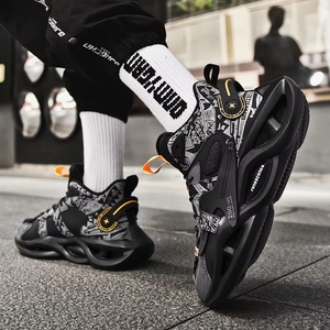 Chaussures de basket-ball pour hommes, amortissantes, pour toutes les saisons - Product Image 4