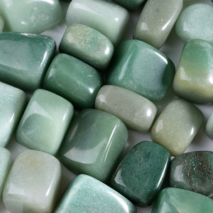 Vườn cổ điển lớn sưng húp đá màu xanh lá cây tự nhiên Aventurine tinh thể chữa bệnh đá giảm đá số lượng lớn pha lê 20-25mm 100% tự nhiên - Product Image 4