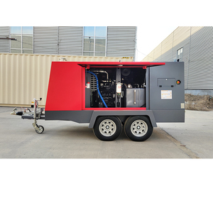 Kompresor Udara Sekrup Portabel Diesel 375CFM untuk Eksplorasi Geoteknik, Pengambilan Sampel Tanah, dan Pengujian Seismik - Product Image 6