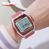Jam Tangan Digital Pria Skmei 2750 Laris Manis, Tali Silikon, Tampilan Tanggal, Kronograf, Multifungsi, Olahraga