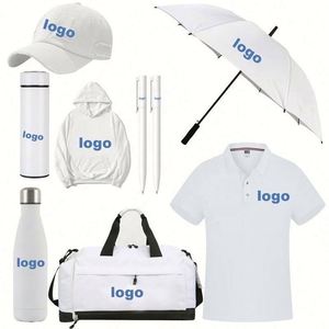 Coffret Cadeau d'Entreprise Personnalisé : Articles Promotionnels, Souvenirs d'Entreprise, Marchandises avec Logo Personnalisé, Casquette Vierge, T-shirt, Journal – Sublimation - Product Image 3