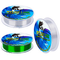 Ligne de pêche en nylon 100M, haute résistance, monofilament, eau douce et eau salée, accessoire de pêche en gros OEM