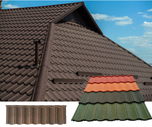 Nouvelle Tuile de Toiture Métallique Revêtue de Pierre de Qualité Supérieure 2026 pour Projet de Villa de Luxe au Moyen-Orient en Jordanie - Product Image 4