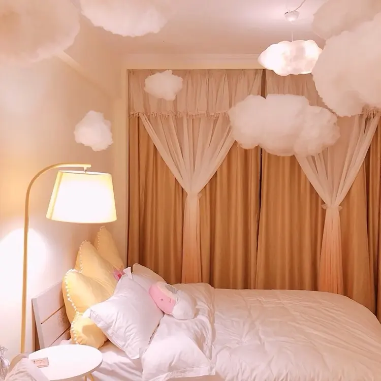 Nuage suspendu de vacances pour décorations de fête ornements suspendus pour chambre de fille décoration de mariage attrayante décor d'événements