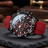 ONOLA 6851 Montre de luxe pour homme, cadran en verre, boîtier en alliage, mouvement à quartz, aiguilles lumineuses, ensemble original Best Win