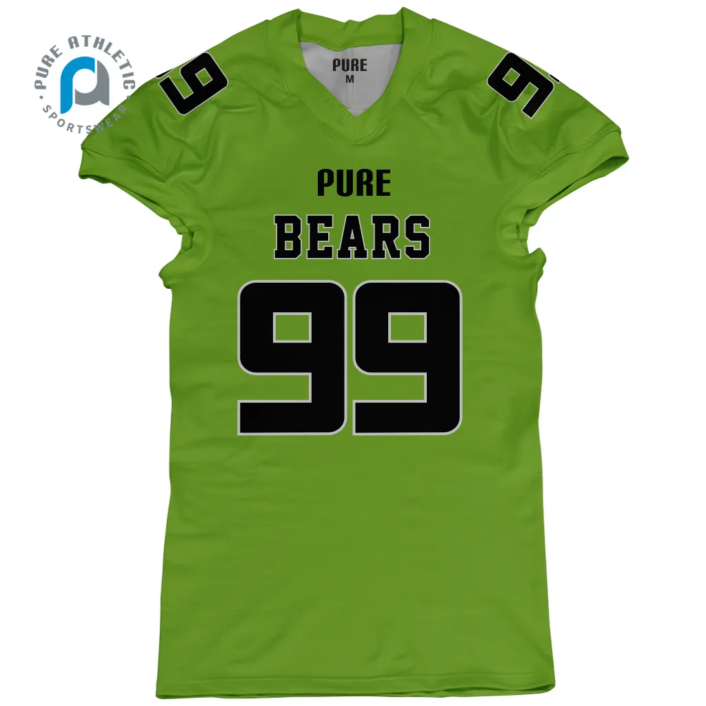 PURE Custom bears tackle American football pants college football uniform short youth usa football wear reversible jersey 2023