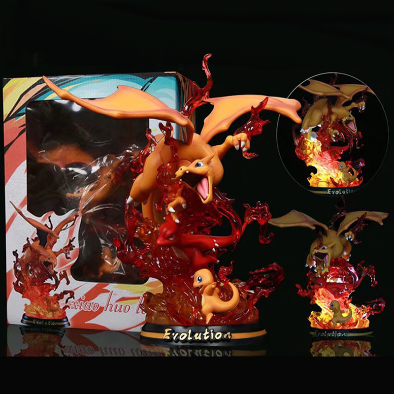 26 см, оптовая продажа, ПВХ игрушки, высокое качество, светодиодные игрушки, экшн-фигурки Сквиртл, бластоз, два покемона, фигурка, Gengar, игрушка, Charizard