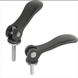 Levier de verrouillage à came à filetage externe long en aluminium noir CNC, le plus vendu, avec écrou, pour perçage et brochage - Product Image 4