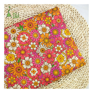Grosir 100% katun Poplin bahan tekstil bunga matahari dicetak untuk pakaian anak-anak-digunakan pada kerajinan kemeja mencakup bagus untuk anak perempuan - Product Image 1