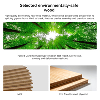 Kit de rangement éducatif en bois pour puzzles DIY, avec tapis, tubes, plateaux de tri, tiroirs, rouleau de feutre, organisateur de puzzles portable, boîte cadeau OEM