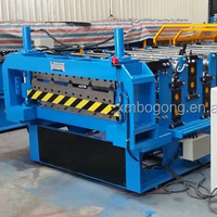 Nouveau rouleau de panneau de toit à double couche formant la machine