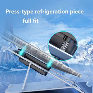 D20 RGB Dual Core Nhôm Bán Dẫn Làm Lạnh Xách Tay Máy Tính Xách Tay Đứng Làm Mát Im Lặng Fan Máy Tính Xách Tay Làm Mát Miếng Đệm Cổ - Product Image 4