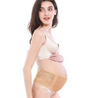 Ceinture de soutien abdominale réglable et respirante pour la grossesse, respectueuse de la peau, pour le soutien prénatal des hanches, du dos et du bassin