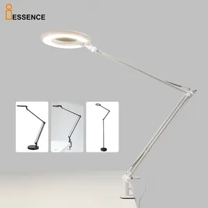 Beauty Salon Desk Lamp Facial Magnifying Glass Nail Led Lamp Working Light Magnifier Table Lamp