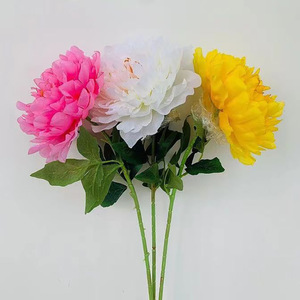 Fleurs de pivoine artificielles à tige unique 75 cm Bouquet Décoration de mariage et de maison - Product Image 3
