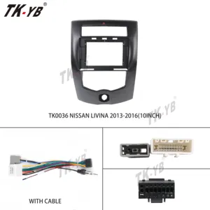 Car Audio Screen Android Radio Universal Wire Fascia Frame Cable Car Screen Frame For NSSAN Screen Panel