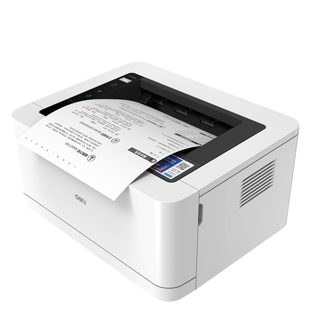 Brand New Monochrome A4 Laser Printer Deli P2000DW Printer with Wifi USB Wechat WPS for Office Toner Printer