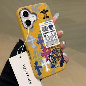 Coque de téléphone en PU de marque de mode en gros pour iPhone 17, style urbain cool, coque souple pour iPhone 16 15 14 13 12 11 Pro Max - Product Image 4