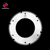 Lame de scie circulaire convexe XINSHENG personnalisable ATB 350*4.2*200*84T à coupe stable, applicable aux scies de table