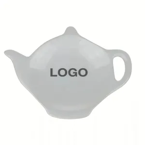 Ceramic tea bag holder teabag pad teabag coaster tea bag holder dish and spoon rest
