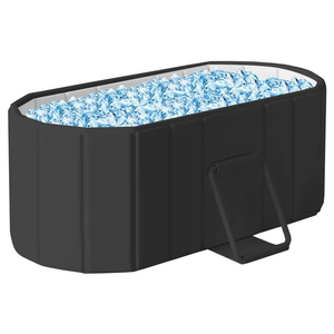 Popular portátil Pod Ice Bath Tubs Tube con recuperación Bañera plegable Barril Cold Plunge Pod Therapy Bath - Product Image 4