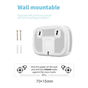 Monitor de Calidad del Aire WiFi 11 en 1, Medidor de AQI/CO/CO/TVOC/HCHO/PM25/PM10/PM10/Temperatura/Humedad para Interiores - Product Image 1