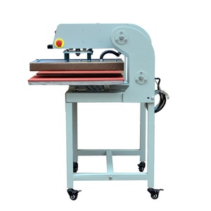 Calentador automático corriendo diapositiva superior neumática camiseta vinilo prensa logo pegatina máquina de prensa de calor para ropa de yoga - Product Image 4