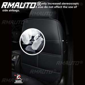 Housse de siège de voiture 1/2 pièce, protection de siège, housse de siège universelle en cuir PU, housse de siège automobile pour Peugeot pour Nissan - Product Image 2