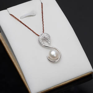 Accessoires de bijouterie DIY en argent S925, pendentif en perle 10-11 mm, plateau vide en forme de cygne pour femme, semi-fini, tendance, 592 - pour votre créativité - Product Image 1