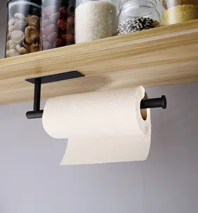 Steel Kitchen Towel Paper Holders Bathroom Accessories Stainless Steel Toilet Tissue Paper Roll Towel Plate Holder
