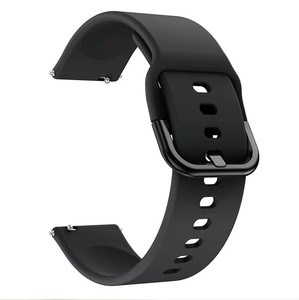 Correa Para De Goma 20mm 22mm Bracelet en silicone pour <span class=keywords><strong>Samsung</strong></span> Galaxy Watch 3 Active2 Active <span class=keywords><strong>2</strong></span> <span class=keywords><strong>Gear</strong></span> S2 <span class=keywords><strong>Classic</strong></span> - Product Image 1