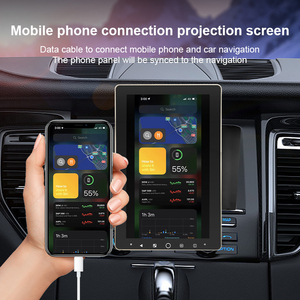 Nouvel autoradio 10,1 pouces <span class=keywords><strong>RDS</strong></span> 1G/16G, autoradio Android 9.1, écran tactile IPS, rotatif à 90 degrés, lecteur DVD de voiture - Product Image 2