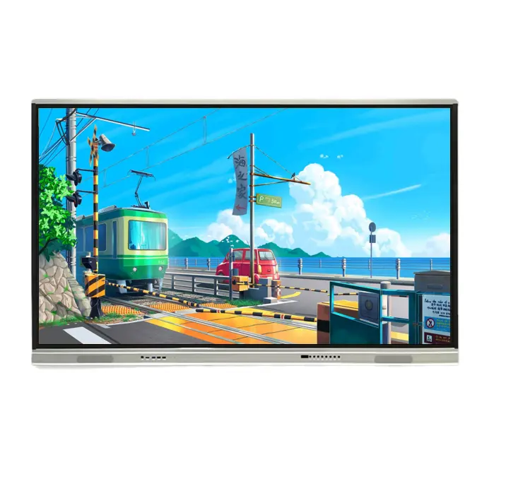 Çin ucuz fiyat 65 ''75 '86' Led TV akıllı monitör dokunmatik ekran tahta interaktif düz Panel