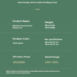 Marmite électrique commerciale, marmite électrique essentielle, poêle électrique universelle pour la famille et <span class=keywords><strong>les</strong></span> dortoirs, revêtement antiadhésif - Product Image 4