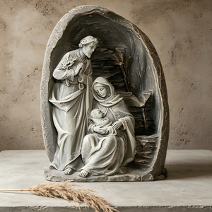 <span class=keywords><strong>Fuente</strong></span> de Agua Decorativa de Mesa con Escena de <span class=keywords><strong>la</strong></span> Natividad de <span class=keywords><strong>la</strong></span> Sagrada Familia, con Luz LED, de Resina, para Decoración del Hogar - Product Image 2